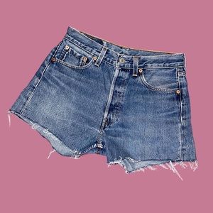 501 Dark Wash Levi’s Shorts